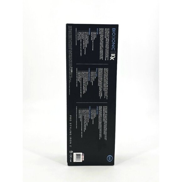 Bio Ionic 10X Styling Iron 1" Hair Straightener Moisturizing Heat Technology New - Picture 8 of 15